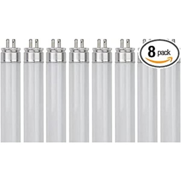 Sterl Lighting Juego de 8 bombillas fluorescentes rectas