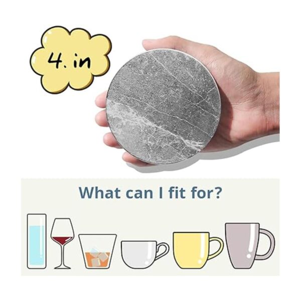 LIFVER Posavasos absorbentes para bebidas decoración de_2