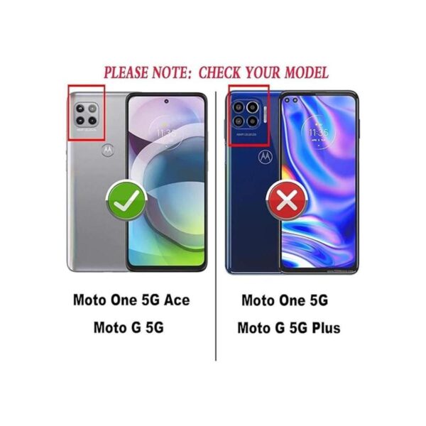 AYMECL Motorola Moto One 5G Ace Funda para Moto G 5G con_2