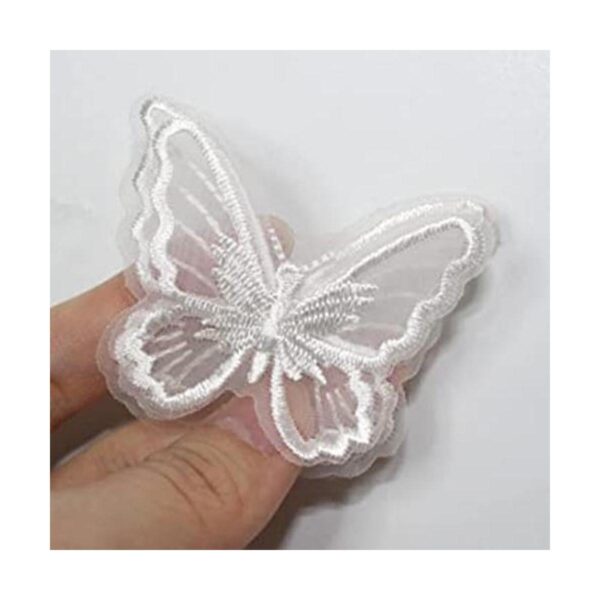 SUNMOVE 10 piezas bordado de mariposa para coser en parche_1