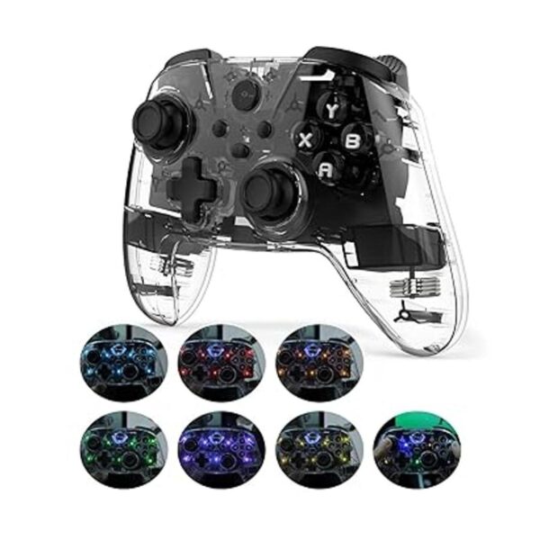 TPARTS CrystalLED Wireless Game Controller Compatible With_5