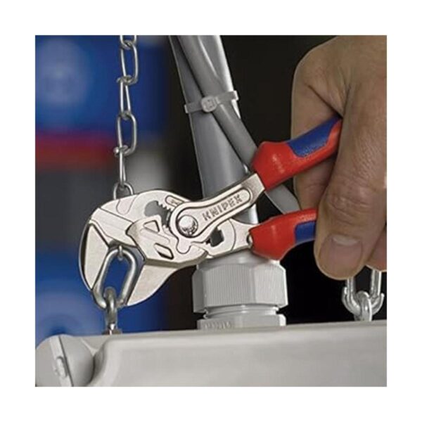 Knipex 8605250 llave de alicates de 10 Agarre cómodo_4