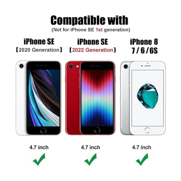 NGB Funda compatible con iPhone 6 6S 7 8 iPhone SE 3_2