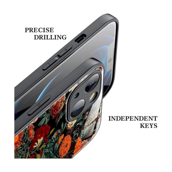 TABAVSIT Funda para iPhone 13 Flower Garden diseño todo_2