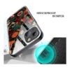TABAVSIT Funda para iPhone 13 Flower Garden diseño todo_3