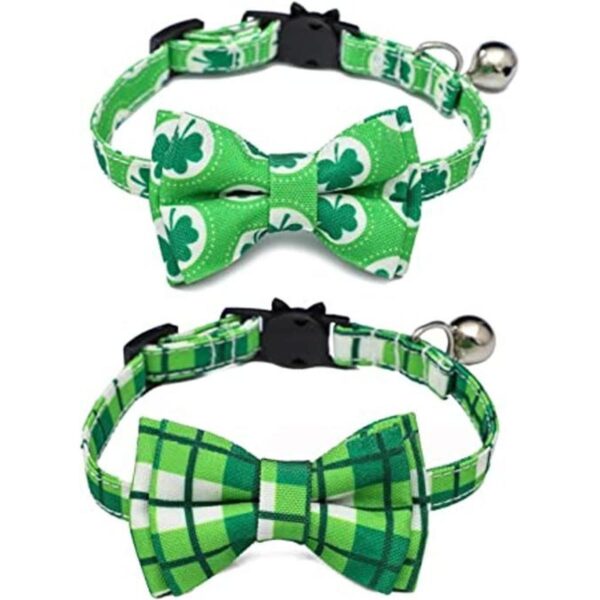 Bnibol 2Pack Breakaway Cat Collars with Removable