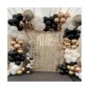 Kit de arco de guirnalda de globos negros y dorados 115