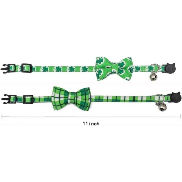 Bnibol 2Pack Breakaway Cat Collars with Removable