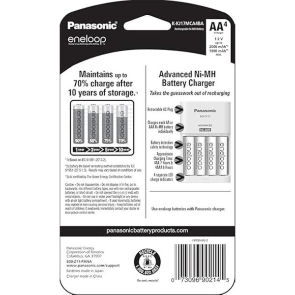 Cargador de batería Panasonic Advanced celda Individual_2