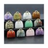 LHJ 5 colgantes de piedra natural para mujer bolso de_2