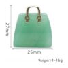LHJ 5 colgantes de piedra natural para mujer bolso de_6