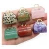 LHJ 5 colgantes de piedra natural para mujer bolso de_3