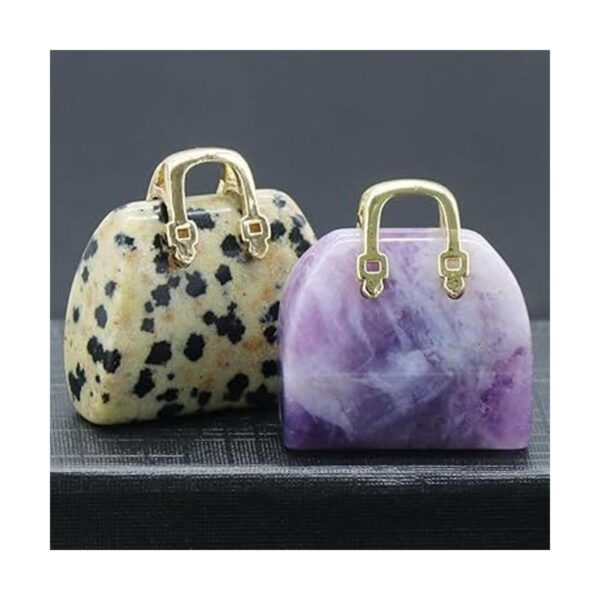 LHJ 5 colgantes de piedra natural para mujer bolso de_4