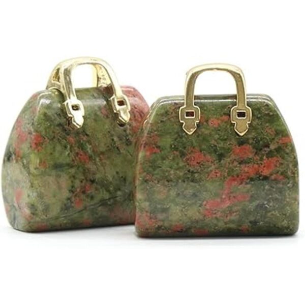 LHJ 5 colgantes de piedra natural para mujer bolso de_5