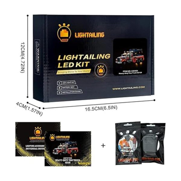 LIGHTAILING Luz LED para Lego 42128 Technic Modelo de_6