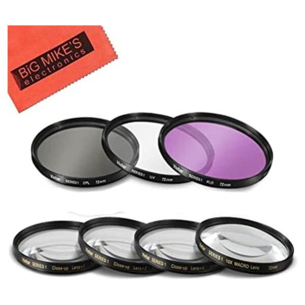 72 mm. 7 piezas Juego de filtros incluye 3 pc Kit de_1