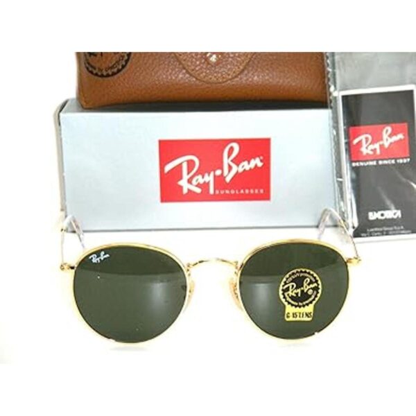 Ray Ban RB3447 Lentes de sol redondos de metal color 001_2