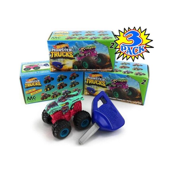Hot Wheels Monster Trucks Mini Mystery Truck con lanzador_1