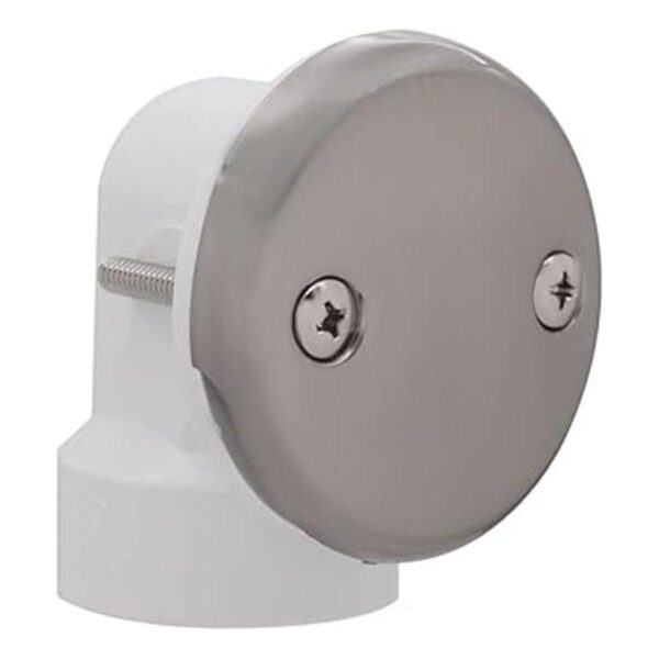 Westbrass D497207 Residuos de baño de PVC con codo de dos_3