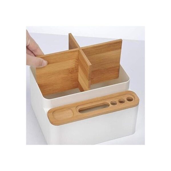 Poeland Caja de almacenamiento de escritorio soporte para_5