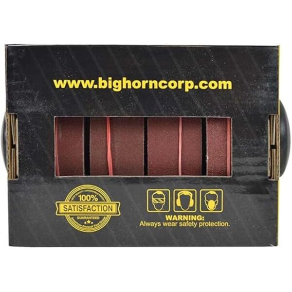 Big Horn 22180 Paquete de 4 rollos abrasivos_3