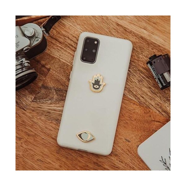 Pegatinas de metal con dijes para teléfonos celulares y_2