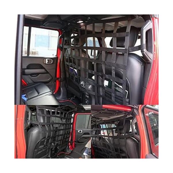Divisor de asiento trasero de coche para perro Wrangler JK_6