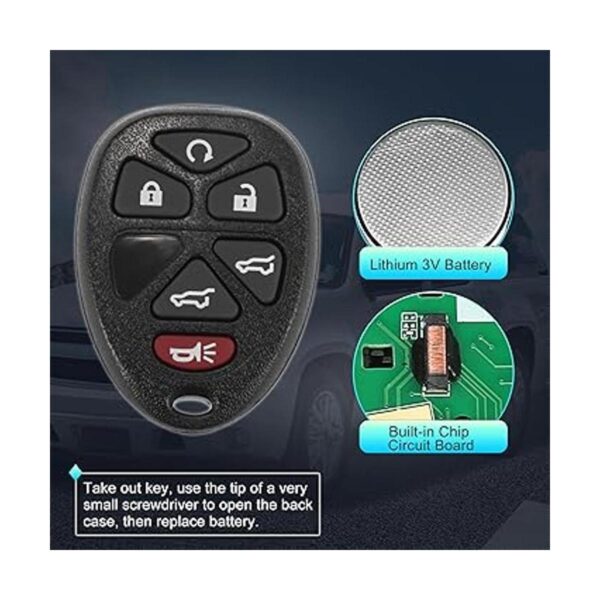 X AUTOHAUX 315 MHz OUC60270 15913427 Llavero remoto de_4