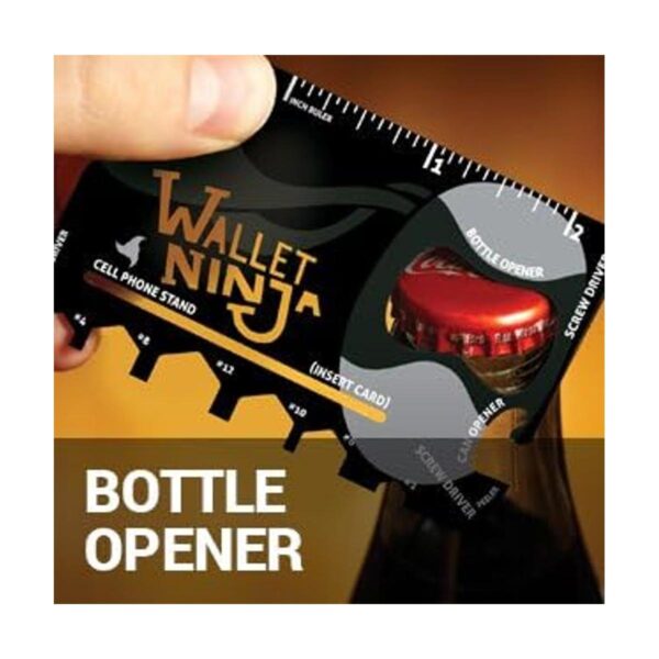 Billetera Ninja 18 en 1 herramienta de tamaño tarjeta de_2