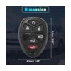 X AUTOHAUX 315 MHz OUC60270 15913427 Llavero remoto de_6