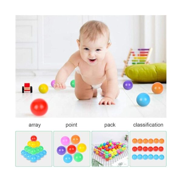 TrendBox 100 bolas coloridas de océano para bebés niños_6
