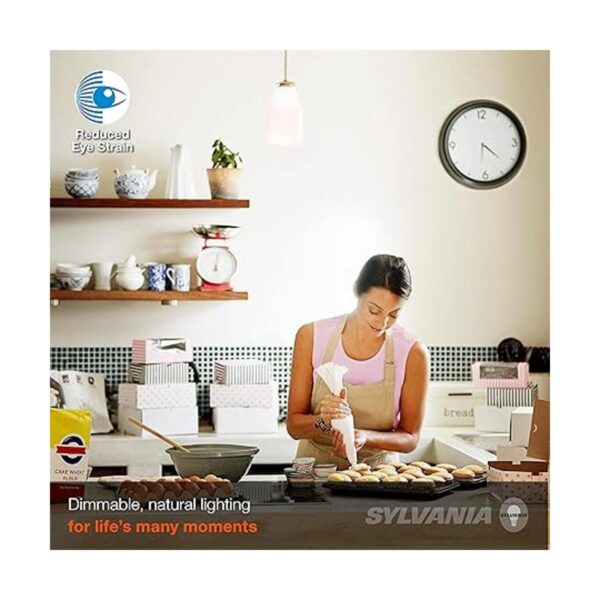 Sylvania Bombilla LED A19 reducida de tensión ocular 60_4