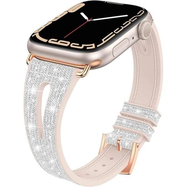Goton Correa delgada brillante para Apple Watch de 1.57_1