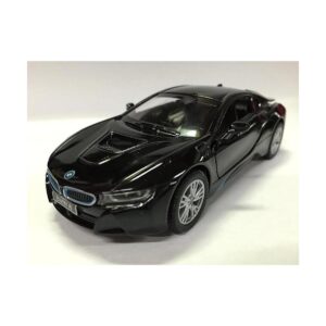 Súpercoche Kinsmart BMW i8 escala 136 Negro