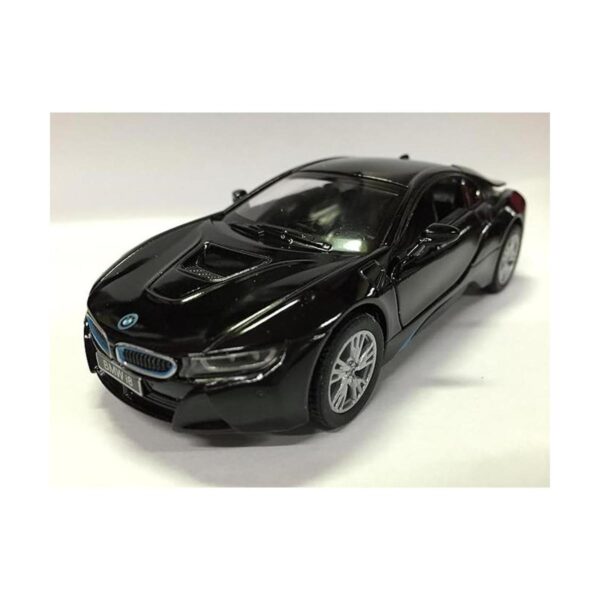 Súpercoche Kinsmart BMW i8 escala 136 Negro