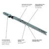 BOSCH T101B100 Juego de 100 cuchillas de sierra tipo T_2