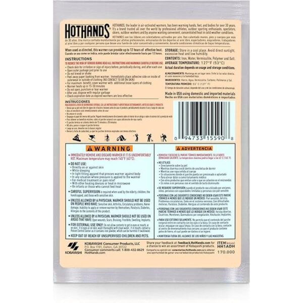 HotHands Calentadores corporales con adhesivo_3