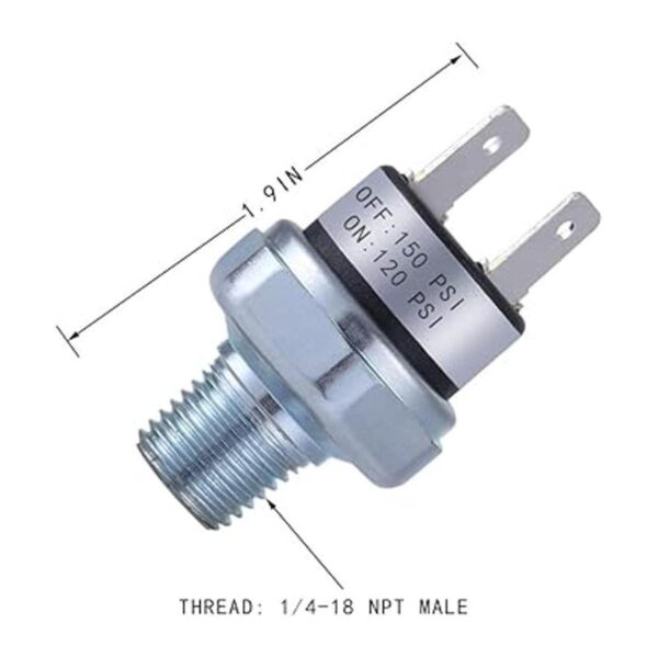 Interruptor de presión de 120150 PSI Interruptor de