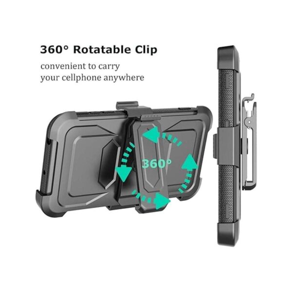 Takfox Funda para Samsung Galaxy A01 con 2 protectores de_4