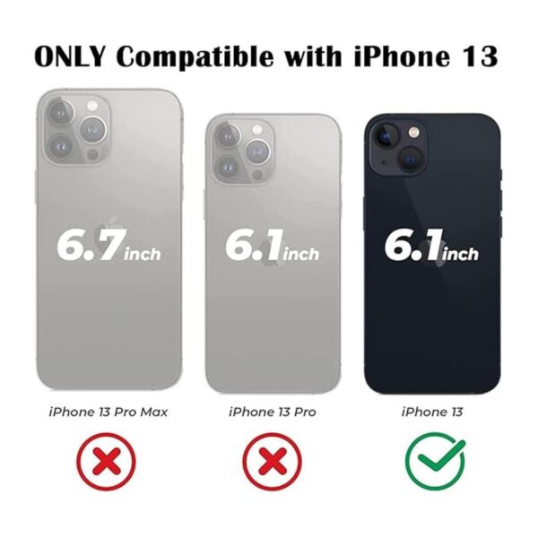 Funda compatible con iPhone 13 de 6.1 pulgadas con_3