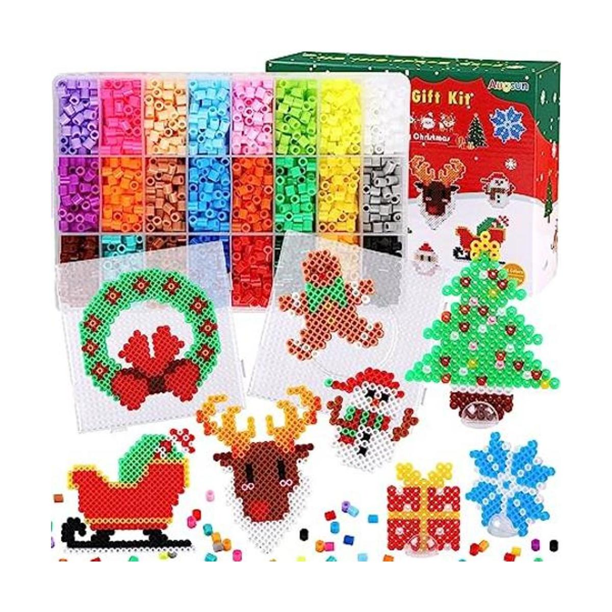 AUGSUN Kit de cuentas de fusibles de Navidad 5100