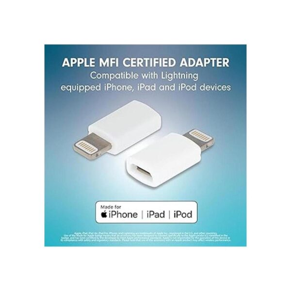 VisionTek Adaptador Micro USB a Lightning Paquete de 2_3
