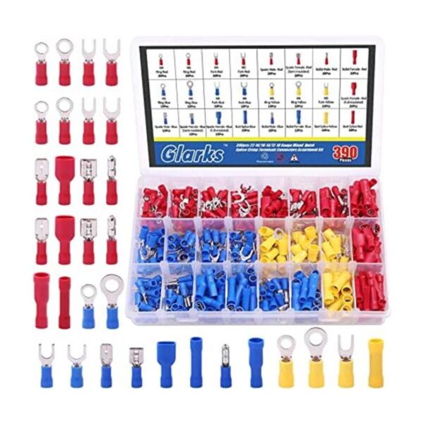 Glarks 355 piezas de calibre 221616141210 mixto de