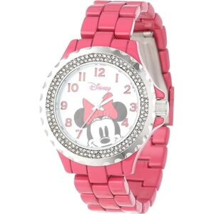 Disney reloj de w000503 Minnie Mouse esmalte Sparkle_1