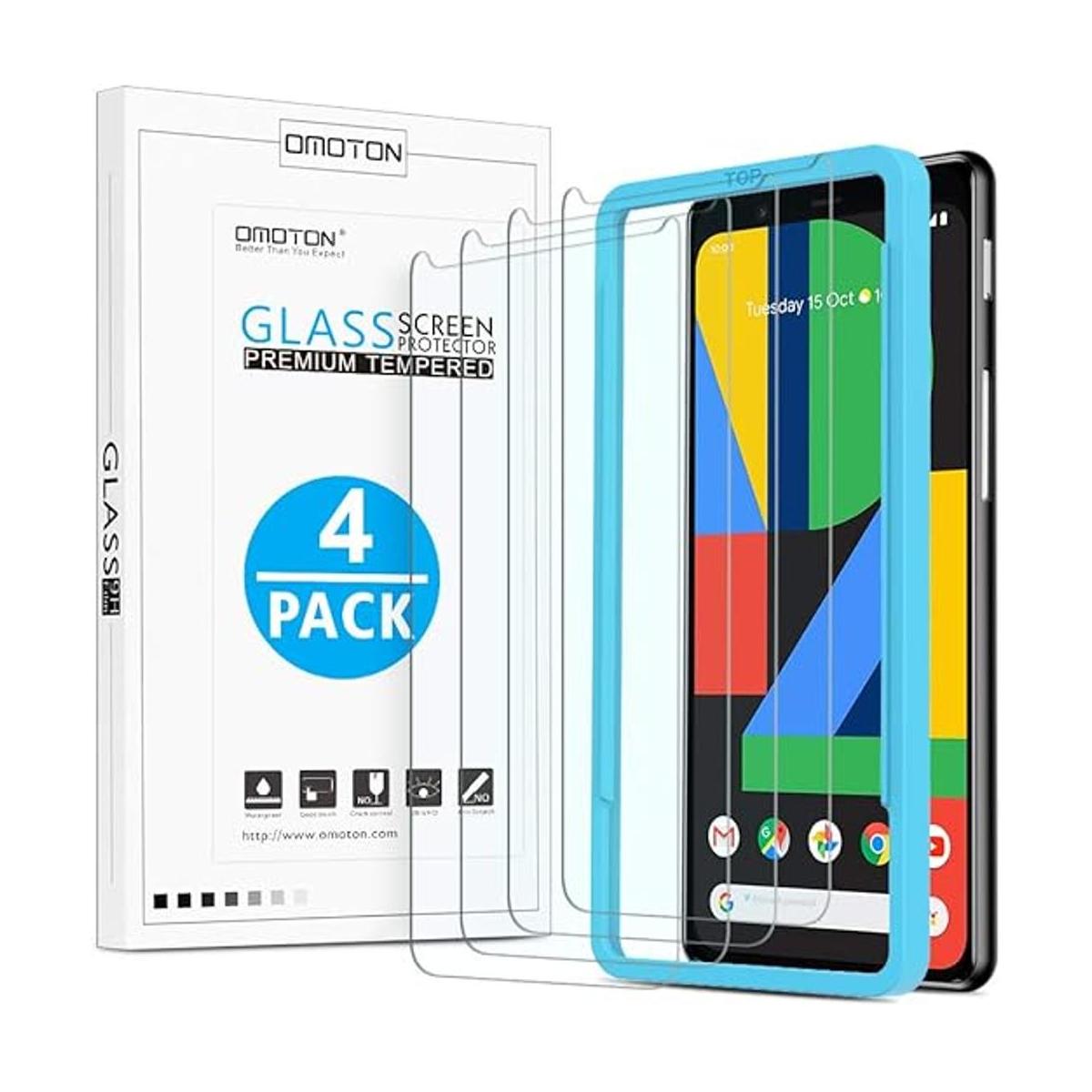 OMOTON Paquete de 4 protectores de pantalla para Google