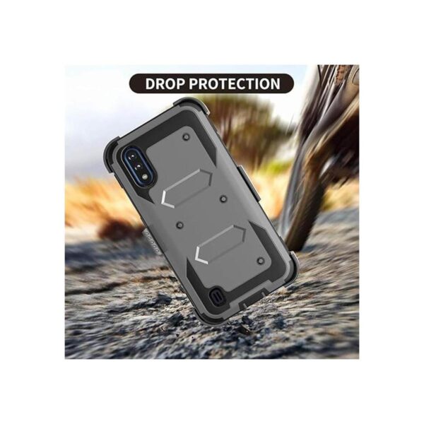 Takfox Funda para Samsung Galaxy A01 con 2 protectores de_2