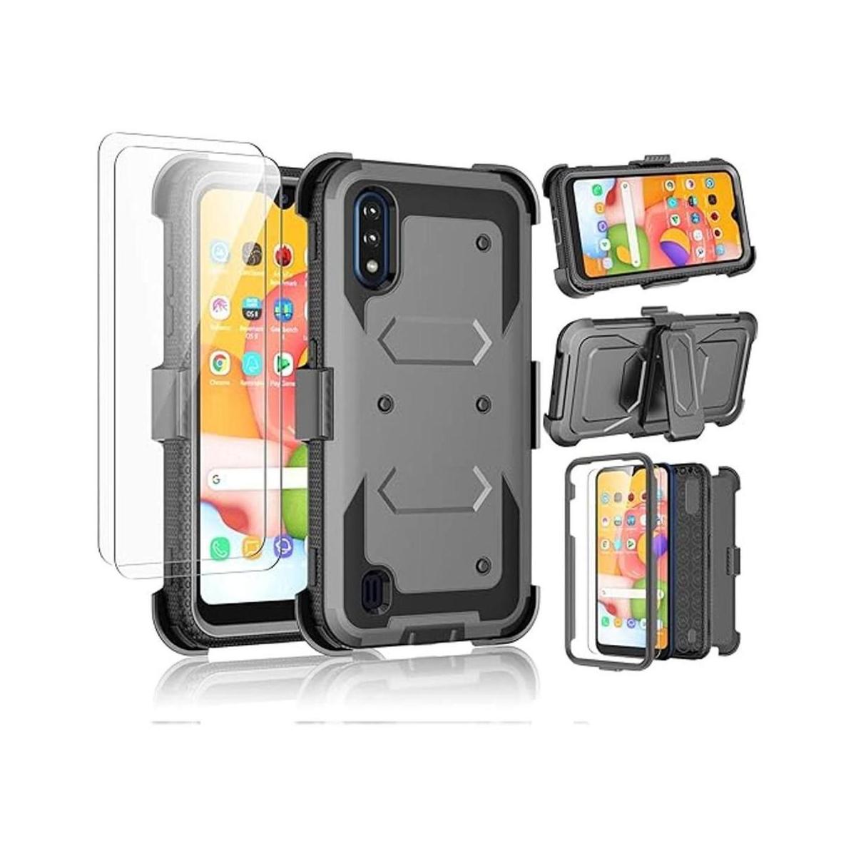 Takfox Funda para Samsung Galaxy A01 con 2 protectores de