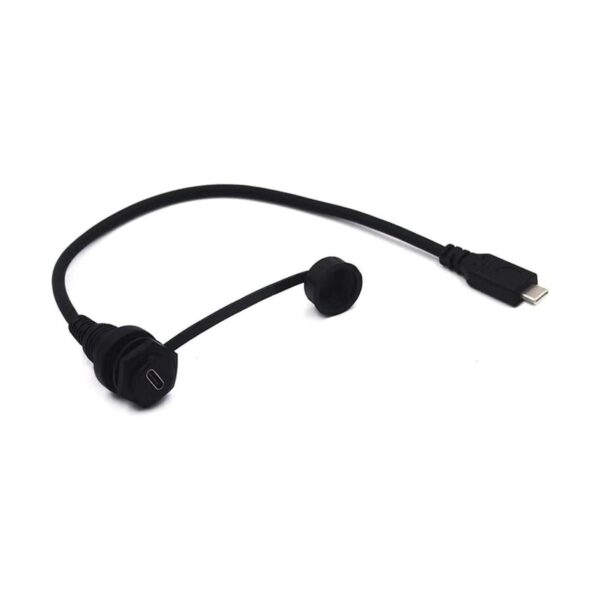 Kework USB tipo C 1.0 ft USB C macho a hembra montaje_5