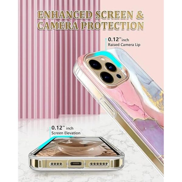 JIAXIUFEN Funda compatible con iPhone 14 Pro diseño de_4