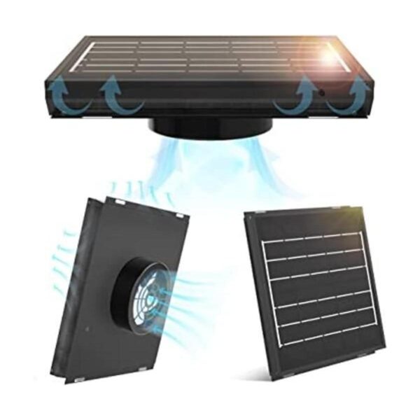 Ventilador de techo con energía solar de 5 W ventilador_1
